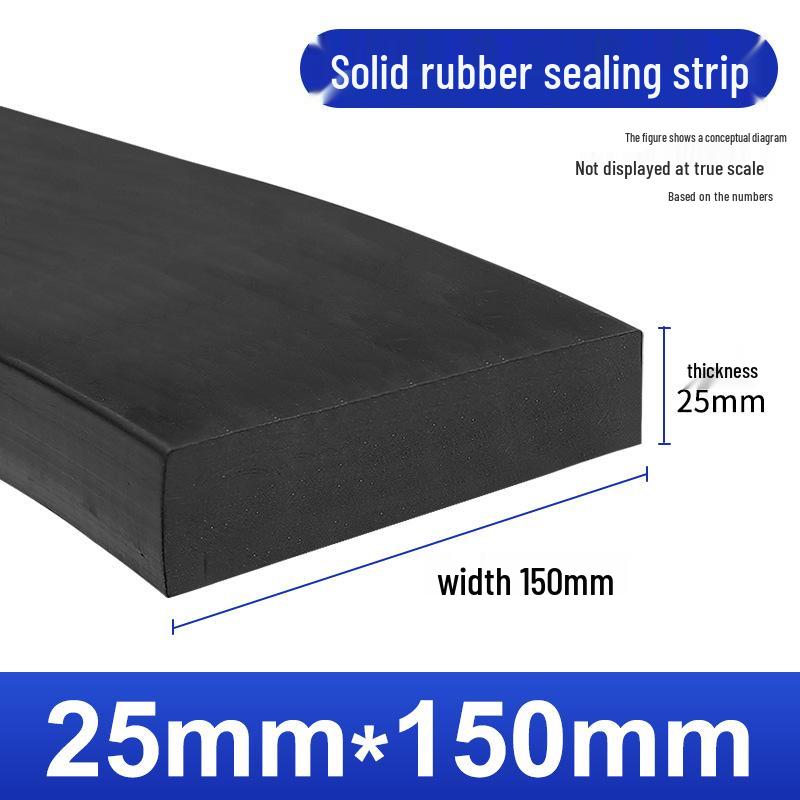 Nitrile Rubber Strip: Oil & Pressure-Resistant Shock Absorbing Glass Pad for Sealing & Joint Support