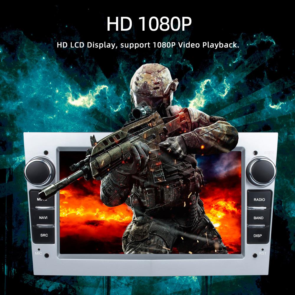 Reakosound 2 Din 7'' Car Radio Android For Opel Vauxhall Astra Antara Meriva Vivaro Combo Signum Vectra Corsa G Carplay GPS WIFI