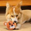 Dog Chew Toy Bite Resistant Relieve Boredom Emotion Comfort Built-in Sounder Animal Plush Toy
