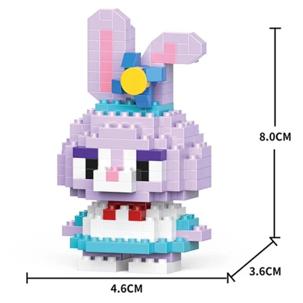 Дисней Аниме Принцесса Строительные блоки Стич Микки Маус мини Фигурки игрушки-экшн Блоки Игрушки Кирпичики Сборные игрушки Детские подарки