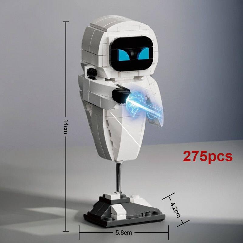 Classic Movie Walle Eva Robot Building Block Set Assembly Model MOC Educational Toy Brick Assembly Gift For Kids And Adults