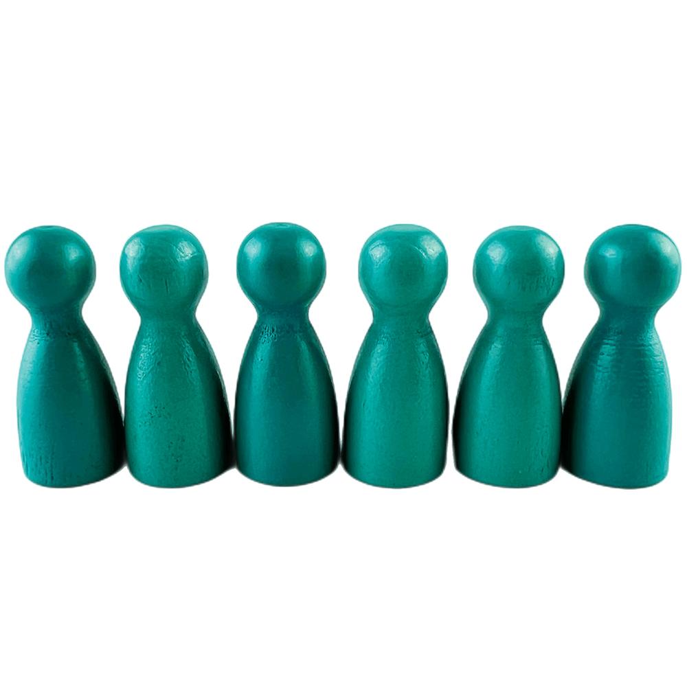 12 цветных деревянных пешек для настольных игр для шахматной игры