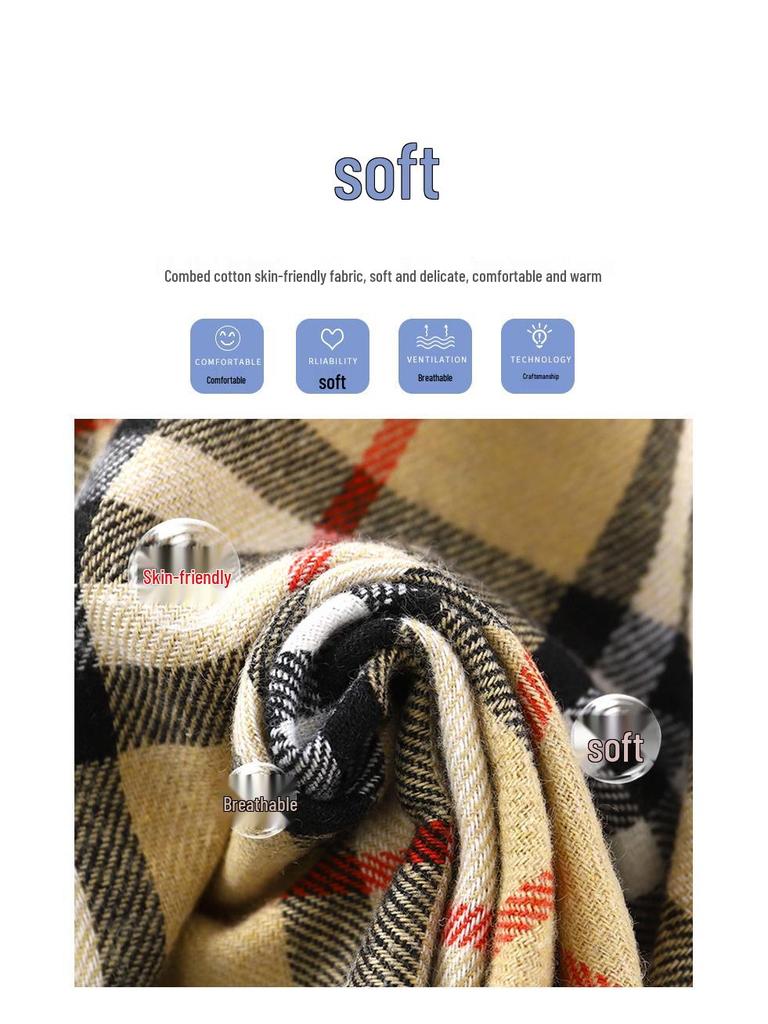 2025 Kids' Plaid Hooded Long-Sleeve Cardigan - Spring/Autumn Fashion