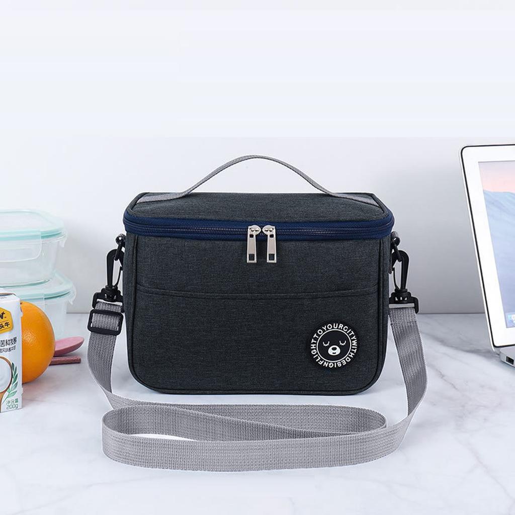 Изолированная коробка для обеда для пикника, портативная охлаждаемая сумка, водонепроницаемая сумка для обеда большой емкости, сумка для пикника