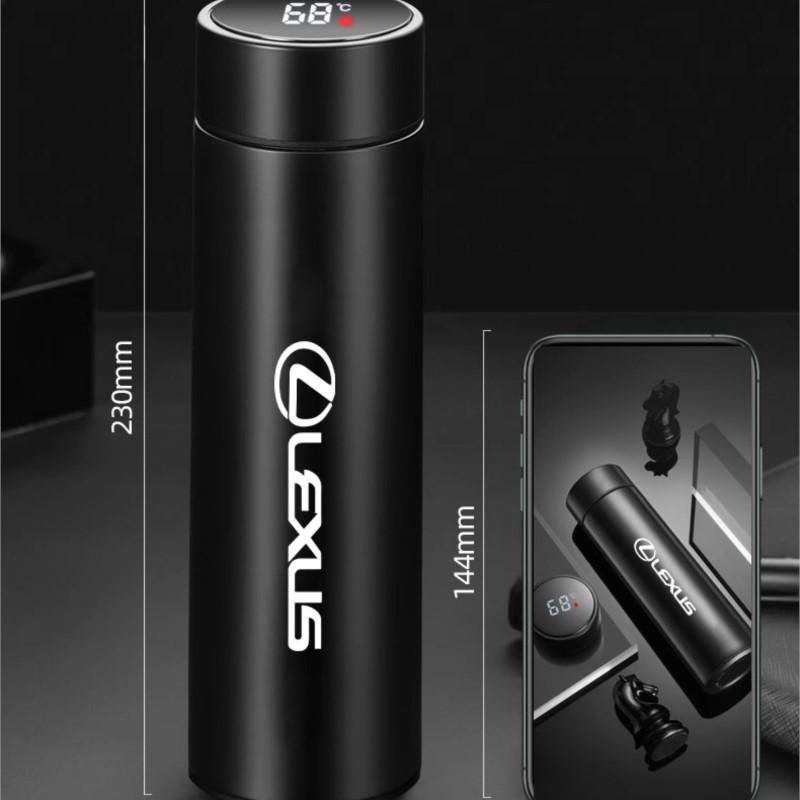 Car Logo Thermos 500ml Leakproof Cup Portable Bottle Accessorie For Lexus IS250 IS200 CT200h GS300 LS430 RX450h LX570 IS300 ES3