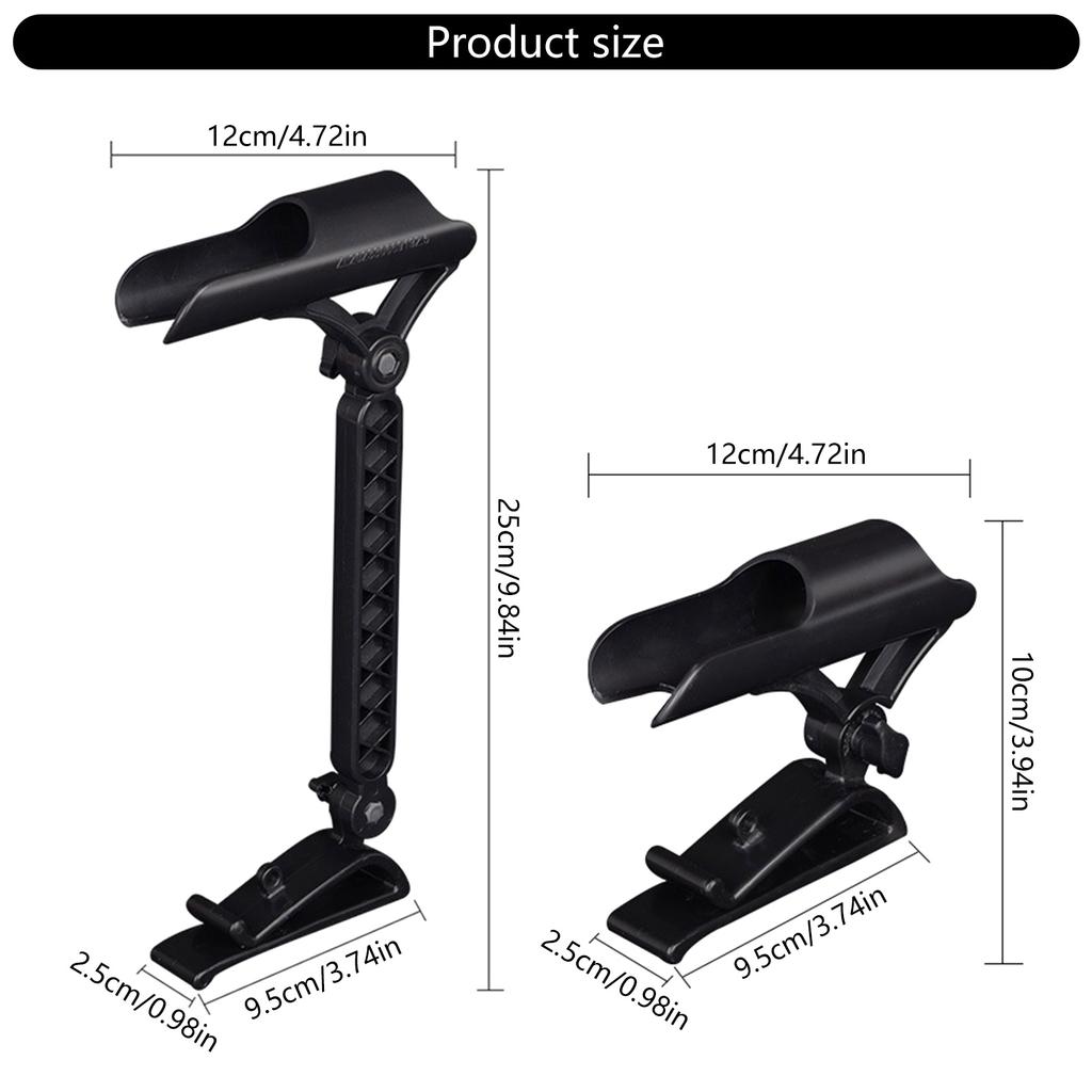 Fishing Pole Support Bucket Rod Holder Mount Bracket Portable Fishing Rod Stand Angle Adjustable Foldable Pole Holder