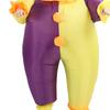 Inflatable Clown Costume for Adults Polyester Blow Up Funny Joker Costume Suit for Holiday Cosplay Parties