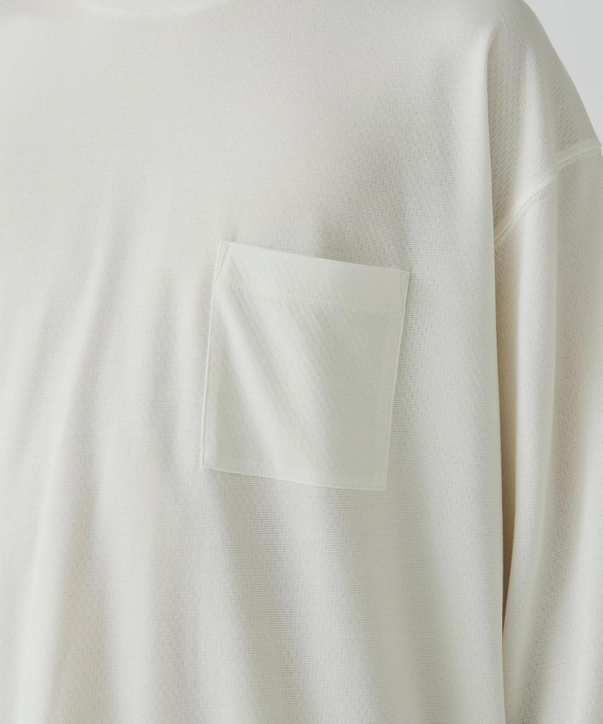 Snow Peak Гибридная шерстяная сетчатая футболка с вырезом и длинным рукавом, размер L, SW-25AU017, Sew, Футболка, Мужская Женская,