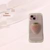 Прозрачный чехол для телефона с клубникой для iPhone 13/14/15 Pro Max, 11/12, XR/XS, 7/8 Plus - Дизайн с большим отверстием