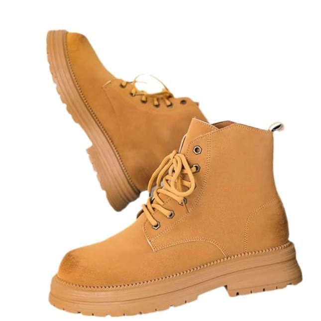 Ботинки Martin мужские весенние высокие ботинки ретро британский стиль для отдыха локомотив кожаные ботинки для отдыха на открытом воздухе водонепроницаемые и нескользящие ботинки из ревеня