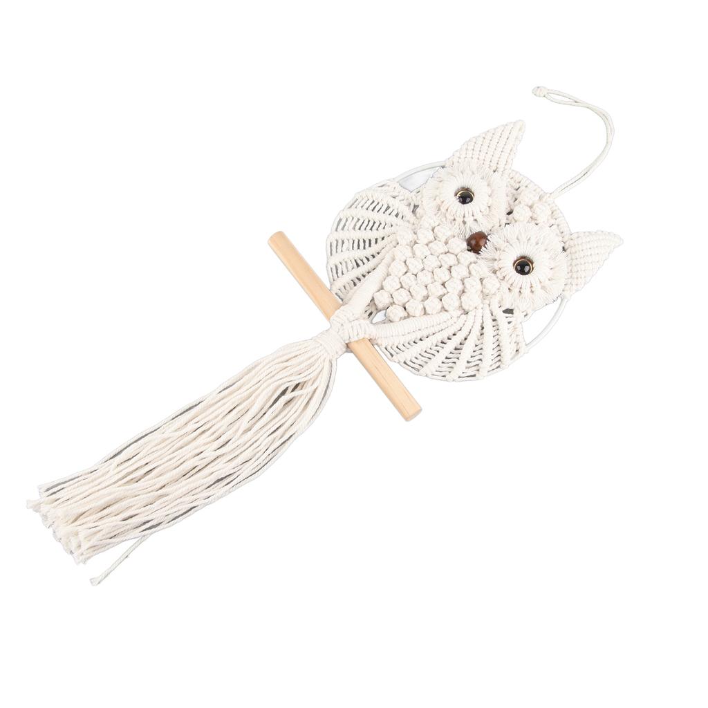 Сова макраме настенный гобелен ручной работы в стиле бохо сова макраме настенный декор для гостиной