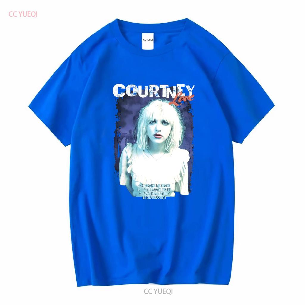 Hole Band T Shirt Courtney Love Black All Size Vintage Washed Unisex Streetwear Homme Breathable Stylish Fashion