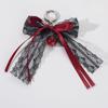 Модный брелок в виде кружевной ленты с бантом в стиле Y2K, милый и стильный девчачий брелок для ключей, подвеска для сумки, украшение для ключей, шнурок для ключей, подарок для девушки.