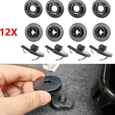 12X для VW CC Eos Golf VW Jetta PASSAT Polo Tiguan Touran TOUAREG UP ЗАЖИМЫ ДЛЯ АВТОМОБИЛЬНОГО КОВрикА НАПОЛЬНЫЙ ДЕРЖАТЕЛЬ Фиксирующие зажимы Фиксирующий крючок