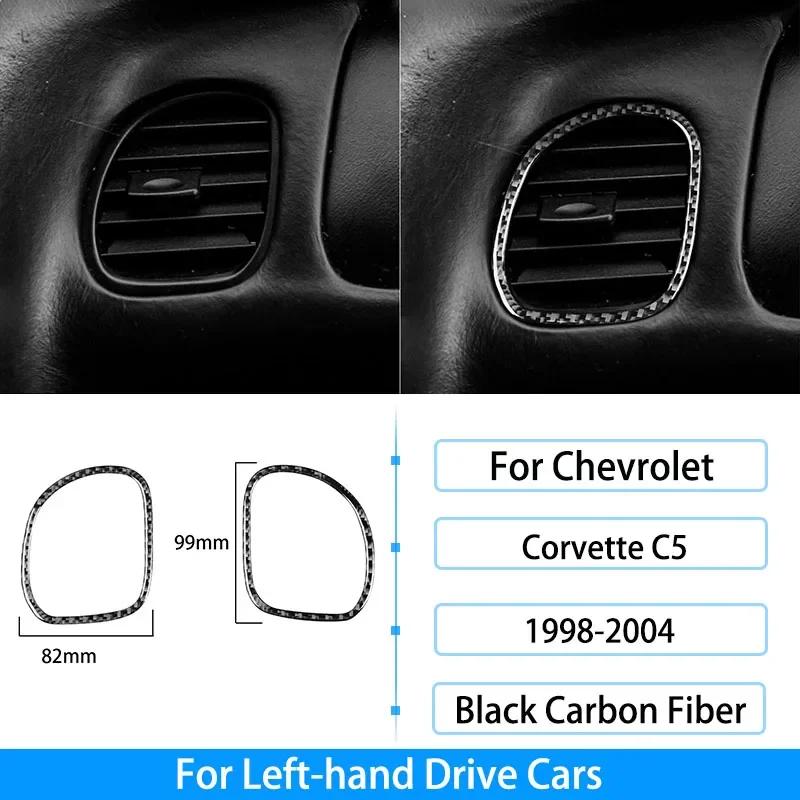 For Chevrolet Corvette C5 1998-2004 Soft Carbon Fiber Kits Full Center Console Dashboard Panel Interior Trim Sticker Accessories