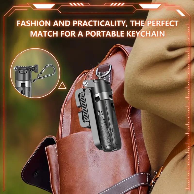 Universal Clip Selfie Stick 360° Rotation Phone Holder Foldable Extendable Selfie Stick with Wireless Remote Portable Travel 7