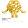 3D Printed Honeycomb Bee Ornament, with Flexible Leg Joint Design, Durable PLA Articulated Toy, No Assembly Needed Toy for Kids Bee Lovers