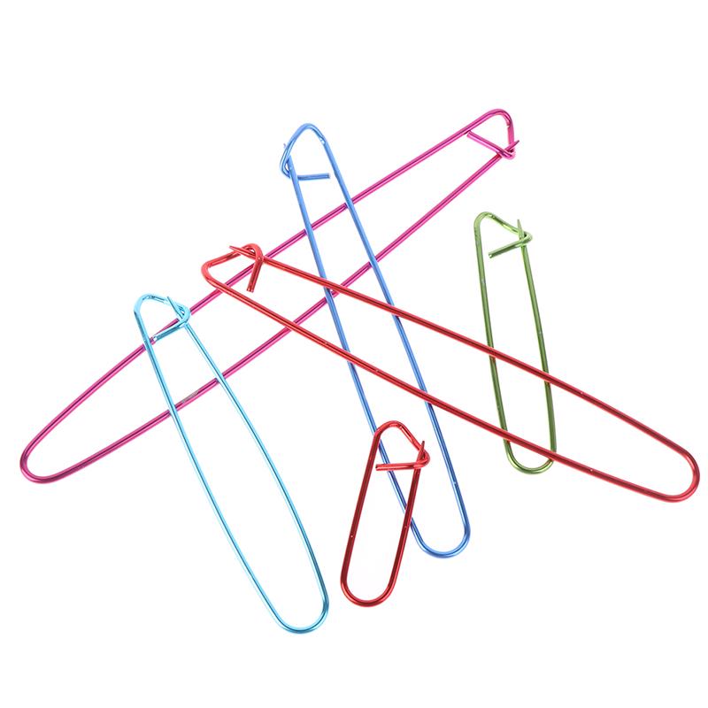 6 шт. маркер держатель для стежков зажим для игл английские булавки вязание крючком ткацкий инструмент