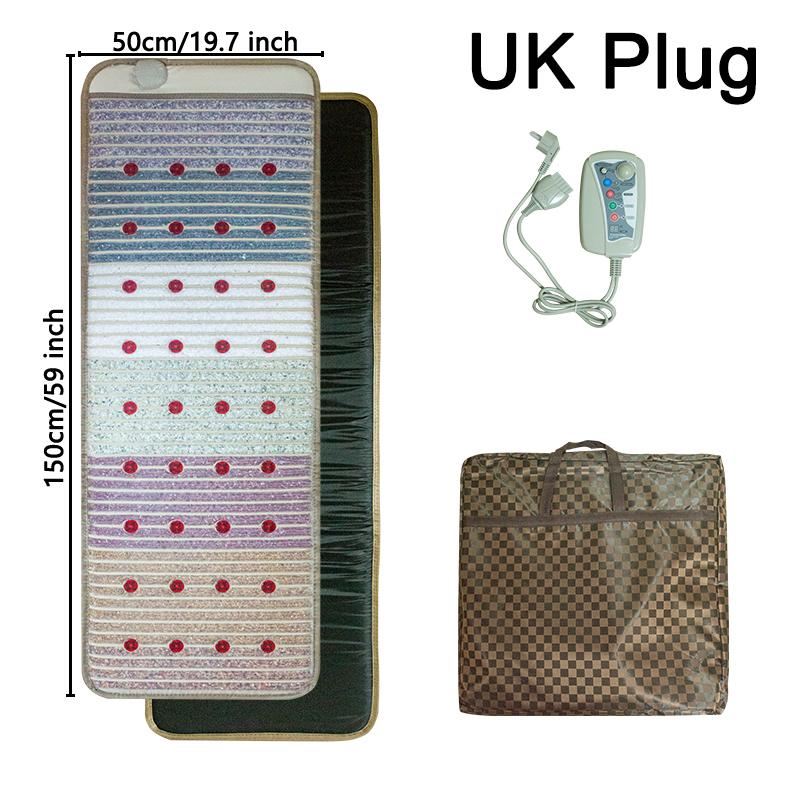 150×50 см инфракрасный магнитный биокристаллический коврик с технологией PEMF - подушка для массажа с фотонами и энергией чакры, грелка