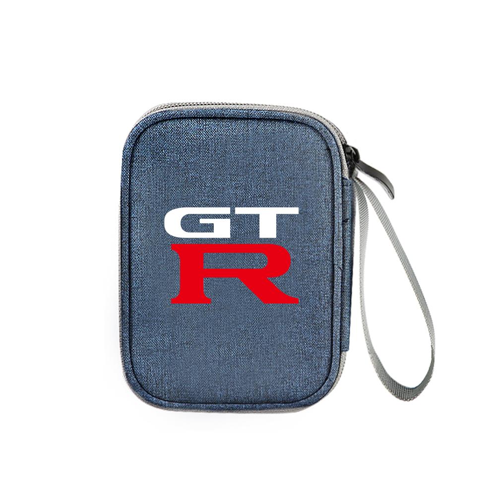 CGCBZC1 Car Storage Pocket Multi-use Organizer Box Phone Key Stowing Tidying Bags For Nissan Nismo Almera Tiida Sunny QASHQAI Skyline