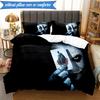 Abstract clown Pattern 3pcs K-pop music group Bedding set,Ideal for Bedroom, Dormitory,Including Duvet Cover And 2pcs Pillowcases,Fan gifts