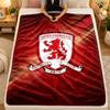 Flannel BlanketMiddlesbrough Warm Soft Throw Blanket for Indoor Sofa Bed Living Room Use
