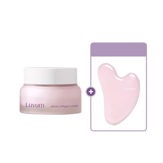 LUVUM Slow Aging Phyto Collagen Cream & Guasha Set 2items