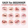 Cosmetics With Strap Eyebrow Razor Easy To Draw Eyebrow Stencil Template Eyebrow Shaper Kit