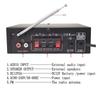 3200W 110V/220V Bluetooth Audio Power HiFi Amplifier Music Receiver FM Radio Amplifier Audio Support with Remote Control for Home