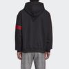 Adidas Originals X 424 R.Y.V. Asymmetrical Stripe Hoodie Men Hoodie Black FS6237