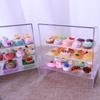 1:12 Scale Miniature Bakery Case Model Mini Food  Bread Stand Dollhouse Cake Case  DIY Accessories