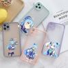 Cute Girl Konosuba Aqua Phone Case For IPhone 14 13 12 11 Mini Pro Max XS X Max XR 8 7 Plus SE 2022 Skin Color Phone Cover