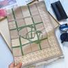Шарф женский зимний из искусственного кашемира, шарф с цепочкой из букв, шаль, новый утолщенный теплый шарф