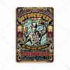 Beer Vintage Beauty Metal Bar Pub Cafe Shop Wall Decoration Men  Tin Sign Art Poster Home Decor Iron Plate 20x30 Cm