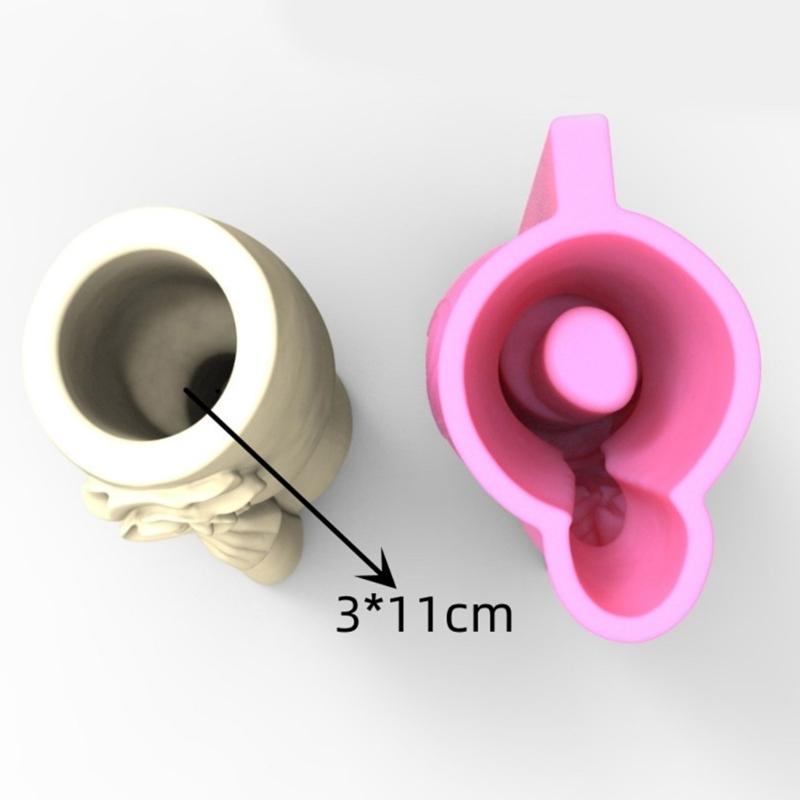 Силиконовая форма для цветочного горшка, бетонные формы, художественная форма для цветочных горшков в форме человеческого лица, формы для цемента, силиконовый материал для
