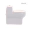Dollhouse Miniature White Bathroom Toilet Model DIY Sand Table Landscape Scene Toys