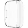 2in1 Silicone Case with Screen Protector for Xiaomi Redmi Watch 2 Lite, Transparent