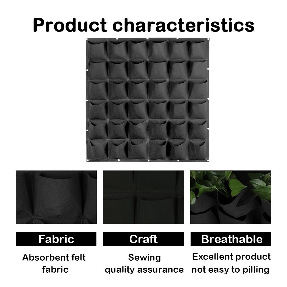Plants Grow Bags Wall Mount Planter for Yard Garden Home Decoration Plant Protector