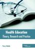 Книга Health Education: Theory, Research and Practice