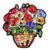 Non-snag Clothing Pin Zinc Alloy Brooch Pin, Colorful Flower Shape Lapel Smooth Polished Edge Edges Enamel Badge for Coats Scarves Canvas Bags