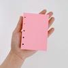 50 листов сменных внутренних страниц для спирального блокнота, разделители страниц индекса конфетного цвета, офис