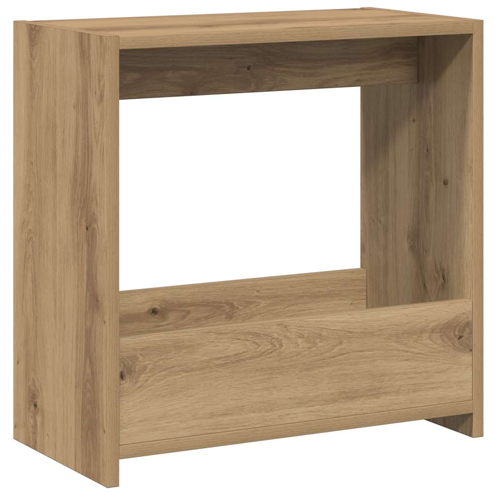 Vidaxl Stolik Boczny, Dąb Artisan, 50X26X50 Cm Materiał Drewnopochodny