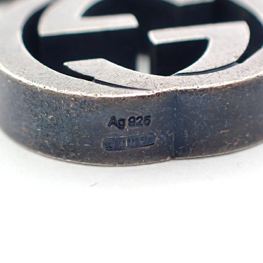 [Б/у] GUCCI 925 кулон/ожерелье Interlocking G/g454-86