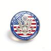 1Pc USA 250th Anniversary Butterfly Clasp Lapel Pin, Stainless Steel Statue of Liberty Flag Badge