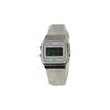 Casio Индивидуальные часы модифицированная серия светящееся зеркало серебристый пластиковый корпус классический ретро модный тренд водонепроницаемые кварцевые смола F-91WS-7