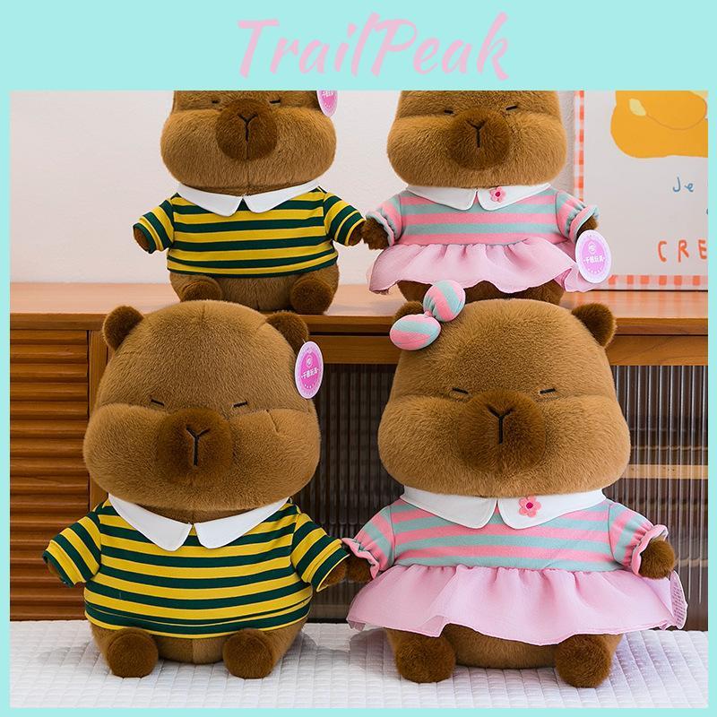 Wedding Themed Capybara Plush Toy With Detachable Clothes For Couples Gift