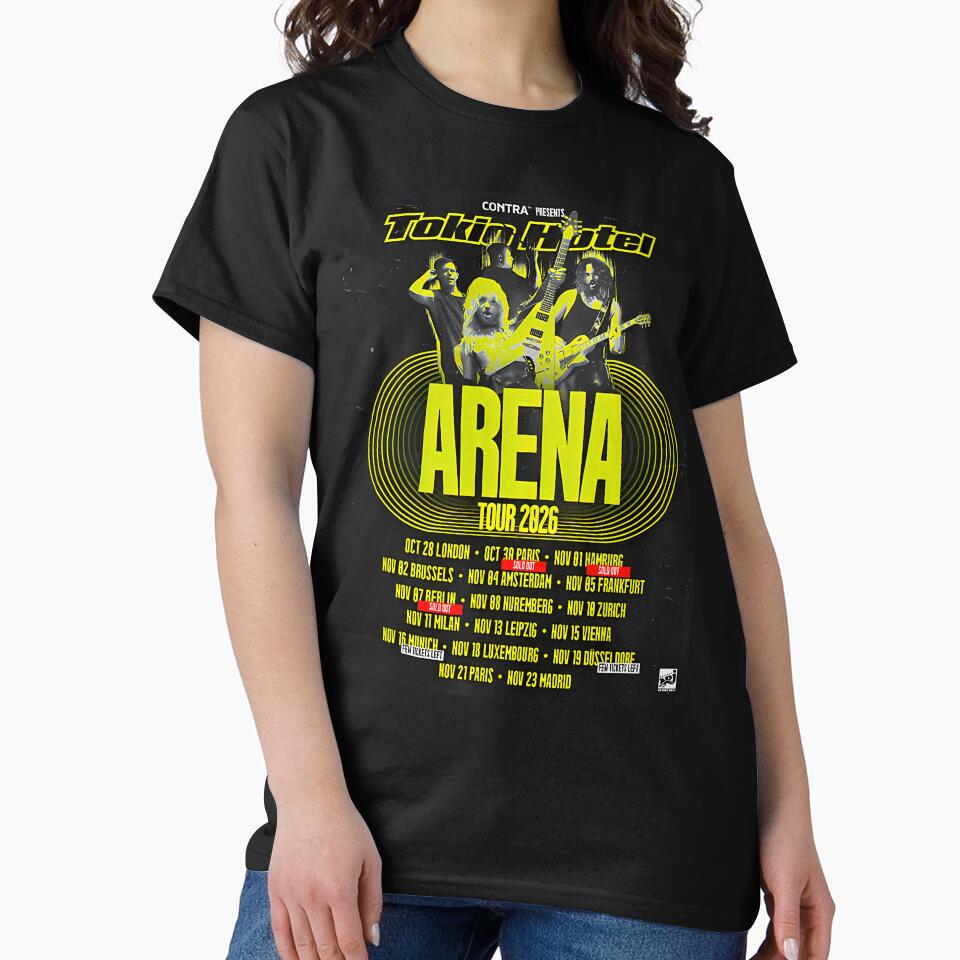 Концерт - Tokio Hotel Arena Tour 2026 Классическая футболка
