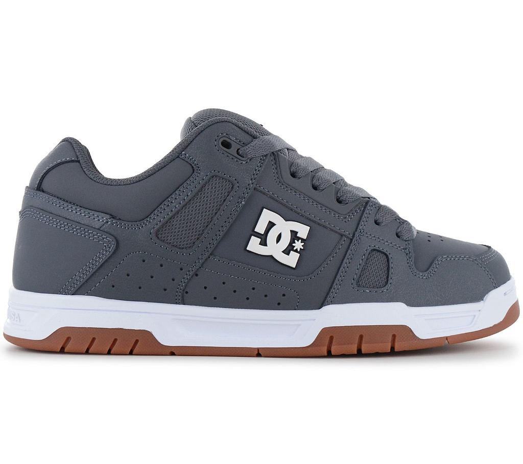 DC Shoes Stag - Мужские кроссовки Скейтбордистские Skate Обувь Кожа Серый 320188-2GG ОРИГИНАЛ