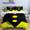 Pac-Man Custom Name Pattern Bedding,Quilt Set Quilt Cover Pillowcase Home Birthday Gift(1 * duvet cover + 2 * pillowcase, without core)