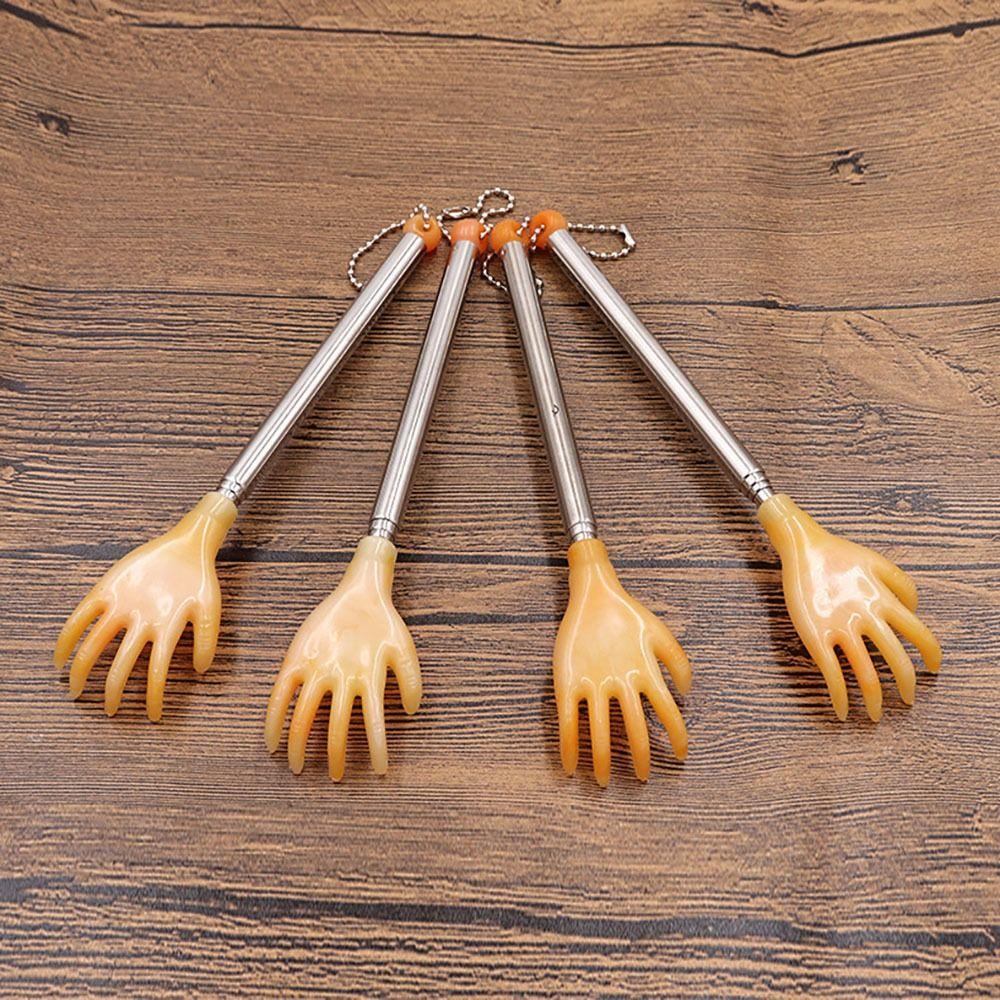 Массажер для когтей из нержавеющей стали против зуда Телескопический инструмент для кошек Практичный массаж спины Главная